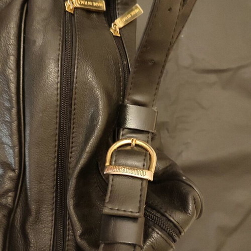 Soft Italian leather bag like new, black