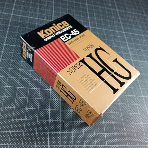 Konica Super HG EC-45 VHS-C video cassette new, sealed