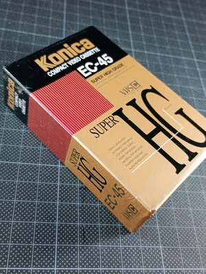 Konica Super HG EC-45 VHS-C κασέτα βίντεο καινούργια, σφραγισμένη