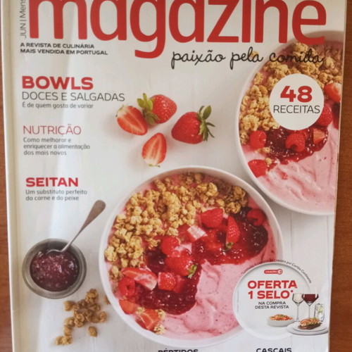 Portuguese magazine with 48 Portuguese recipes new
