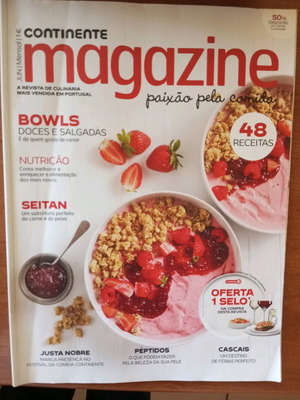 Portuguese magazine with 48 Portuguese recipes new