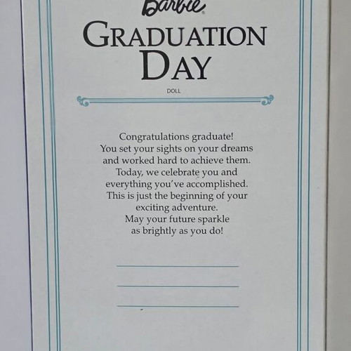 Barbie Graduation Day Collectible Doll FJH66 new