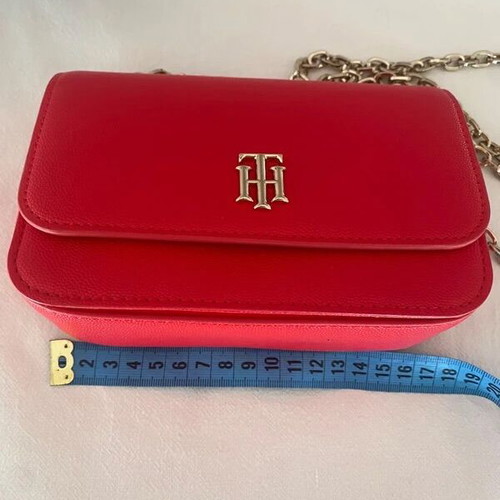 Tommy Hilfiger evening shoulder bag, red