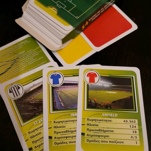 Cards with the Most Impressive Stadiums in the World like new, 54 pieces