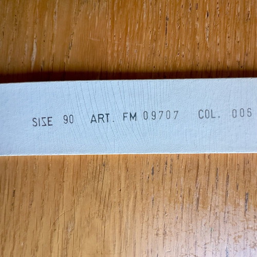 Ferre Jeans belt like new, leather beige size 90