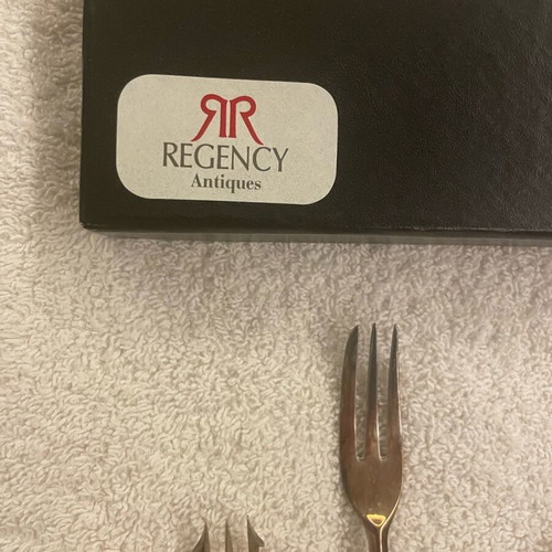 Set of silver antique teaspoons like new, 6 pieces