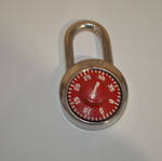 Master Lock padlock with safe-type lock new