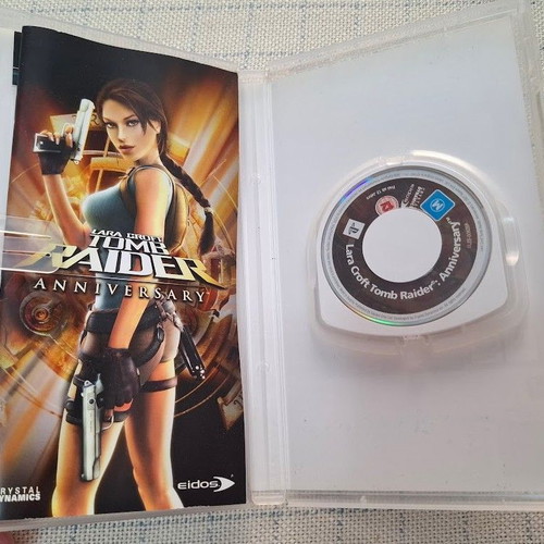 Tomb Raider Anniversary PSP used, adventure action game