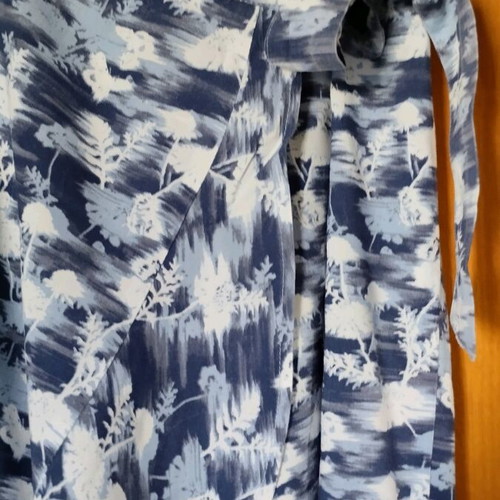 NoS skirt used, summer style, white and blue, sizes S and M