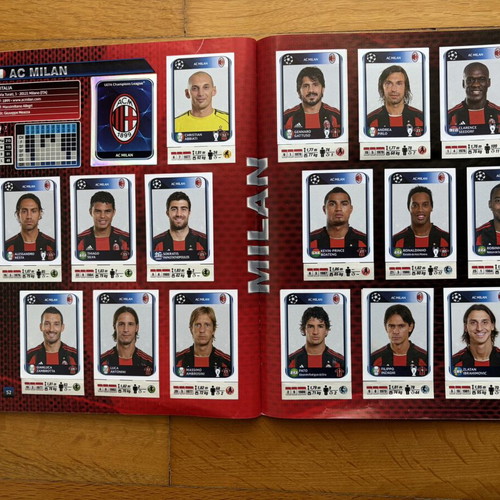 Panini Champions League 2010-2011 sticker album, complete