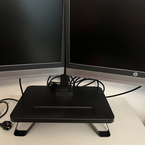 HP dual monitor system used
