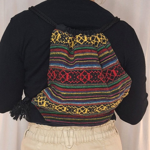 Hobo bag like new, backpack style, multicolor