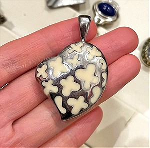 Huge heart necklace pendant