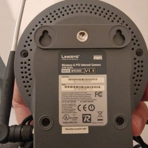 IP Camera PTZ Linksys WVC200 like new