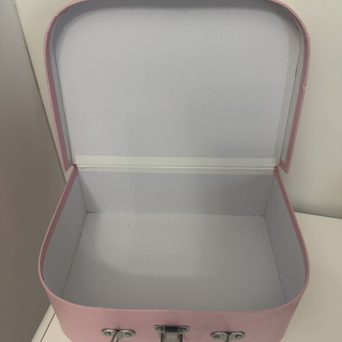 Unicorn Pink Children's Storage Box with Metal Clasp like new