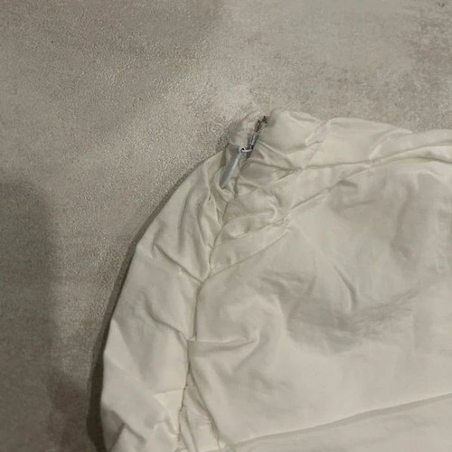 H&M lace skirt white and blue like new, size M