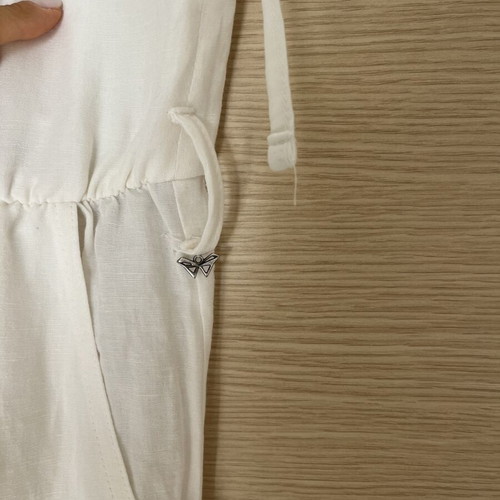 Enzzo white jumpsuit size L