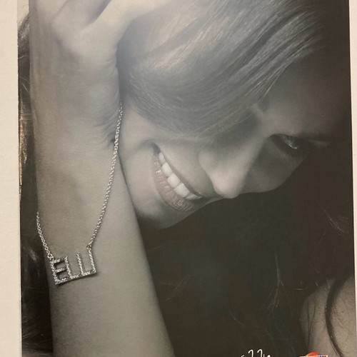 Gwen Stefani - Elli Kokkinou Insert Poster from magazine Afisorama In good condition Price 4 Euros