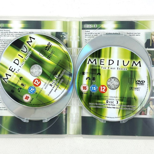 Medium First Season DVD used, 4 discs, English subtitles