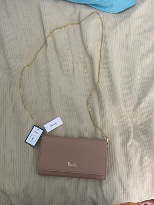 Harrods shoulder bag new pink with tag