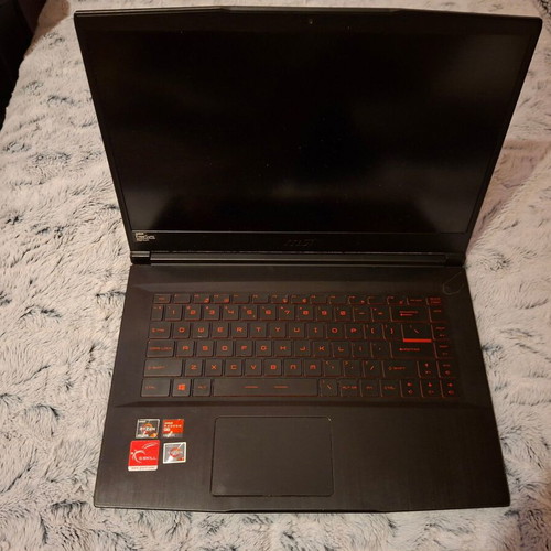 MSI Bravo 15 A4DDR used laptop with AMD Ryzen 5, 24GB RAM, 240GB SSD