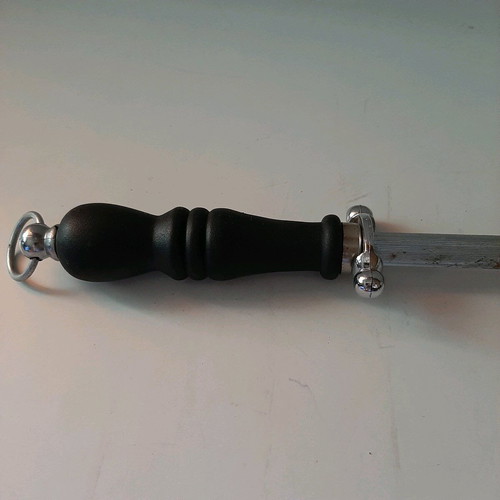 Vintage knife sharpening steel used, good condition
