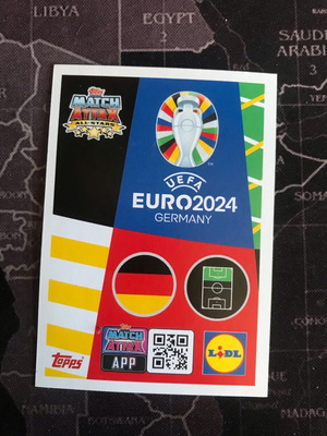 Topps Match Attax Leroy Sane UEFA Euro 2024 card like new