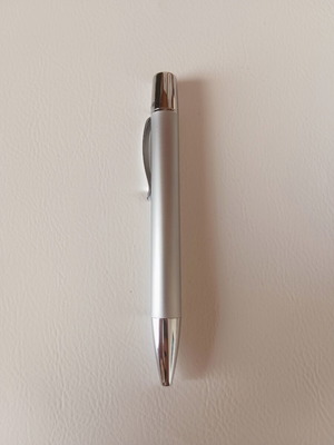 Pelikan metal ballpoint pen, silver color