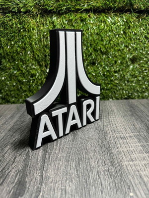 Atari decorative logo 3D print new