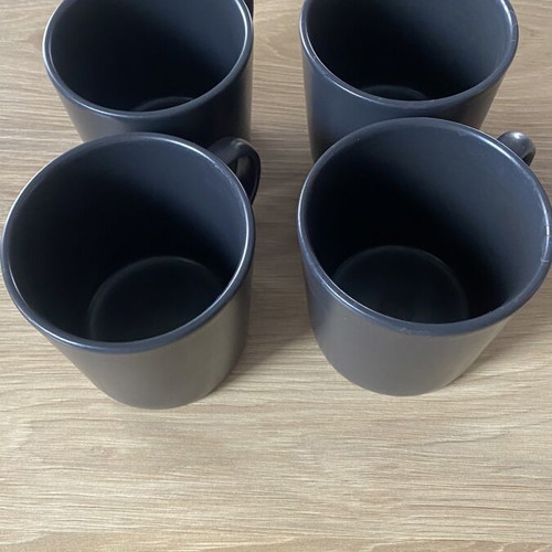 IKEA DINERA mugs, set of 4, black
