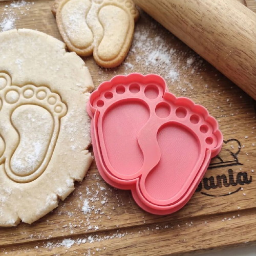Cookie Cutter Baby Feet New