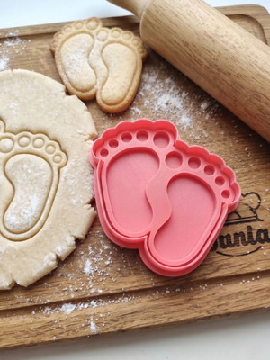 Cookie Cutter Baby Feet New