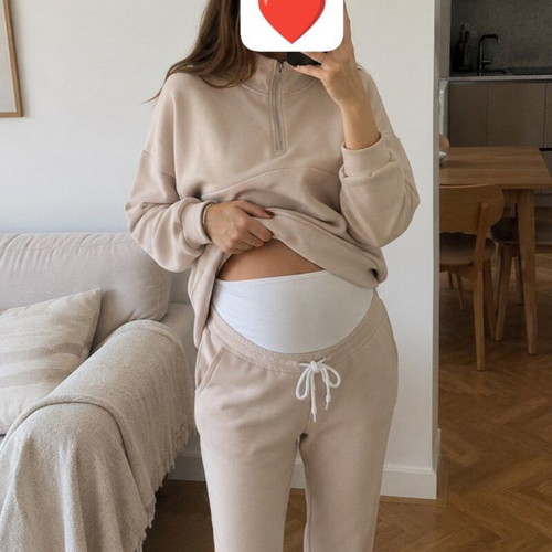 Maternity and Nursing Tracksuit beige size L like new