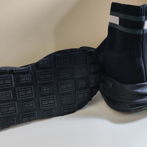 Tommy Jeans Sock-Sneaker size 40, like new, black knit mid cut