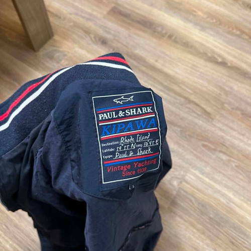 Paul & Shark Royal Yacht Club Newport men's bomber jacket L used, blue