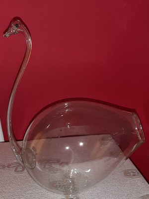 Γλάστρα μεταχειρισμένη σε σχήμα κύκνου 50cm × 45cm