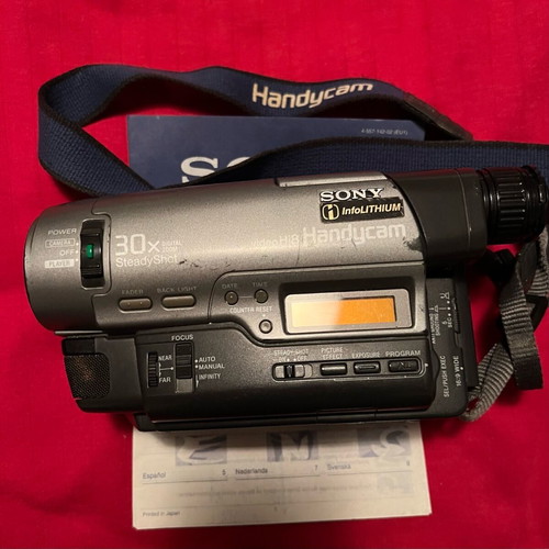 Sony handheld camera used