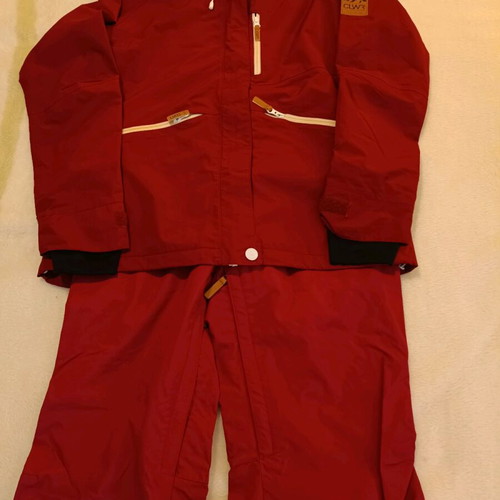 ColourWear women's ski suit used, burgundy, size Medium/Small