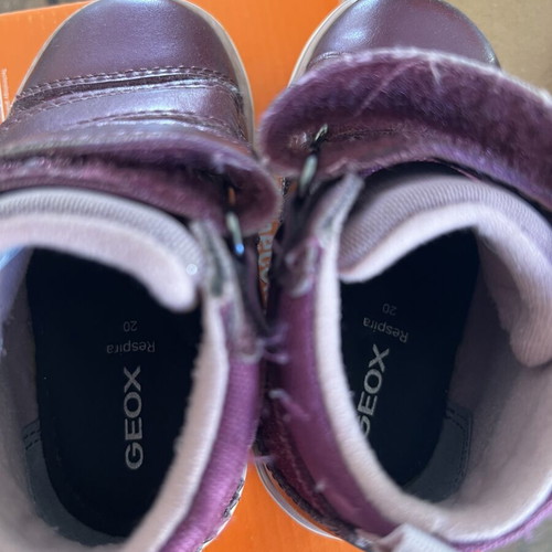 Geox Winter First Step Shoes for Girls Size 20, leather