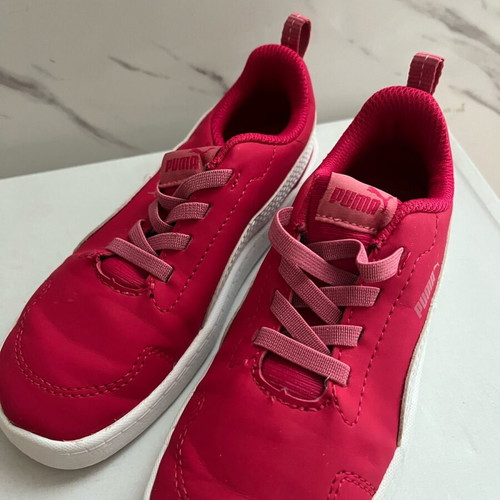 Puma Kids Shoes size 27 like new, pink, athletic