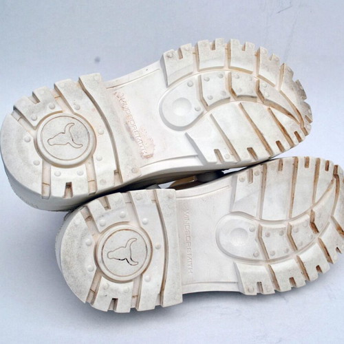 Windsor Smith white canvas platform shoes size 38 used