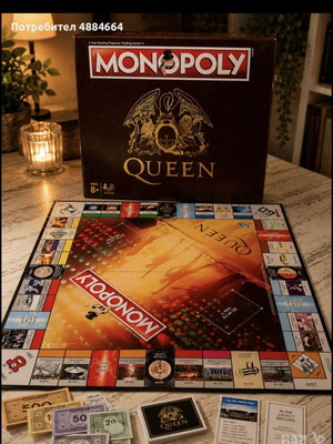 Монополи Queen настолна игра като ново, колекционерско издание