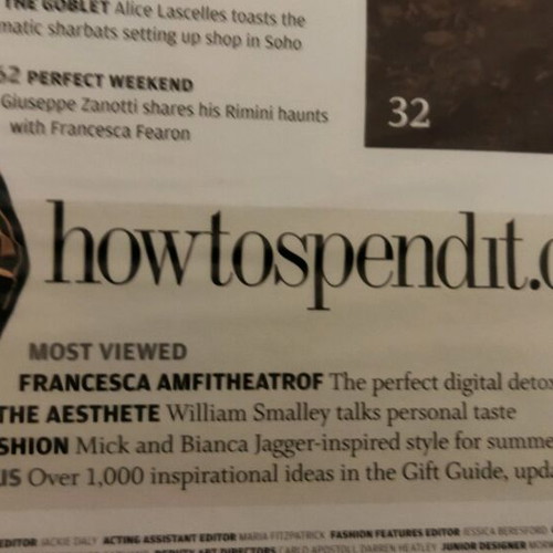 Financial Times fashion magazines used, set of 2, 2019