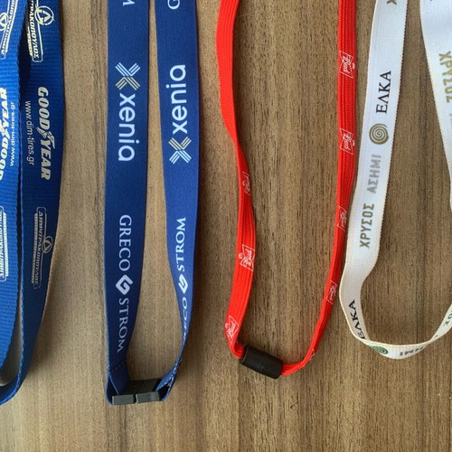 Lanyard collection used, pack of 4 with Budweiser, Goodyear and more