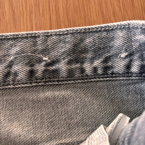 Stradivarius Wide Leg Baggy Jeans size 42 like new, gray