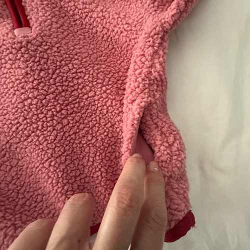 Gap fleece sweatshirt for girl 5 years pink like new, warm