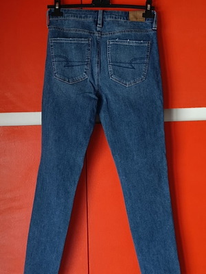American Eagle women's skinny jeans like new, dark blue, size XS
