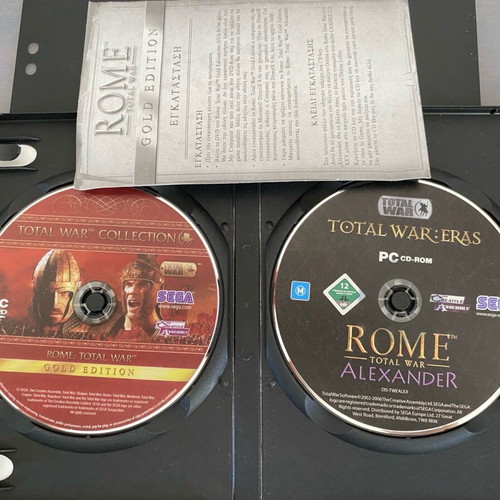 PC Game Total War Alexander and Rome used