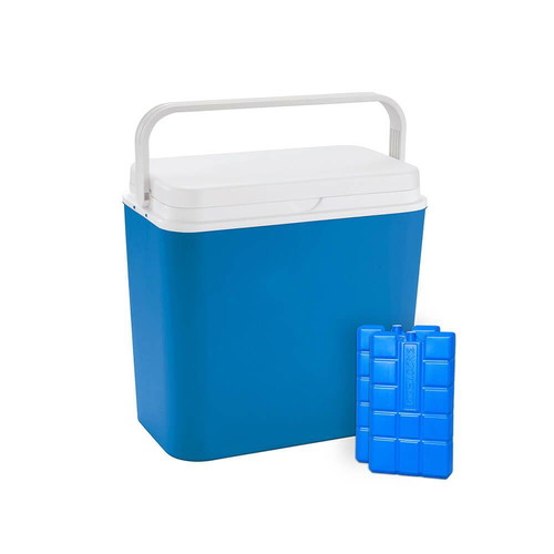 Atlantic 24L Cooler Box with 2 Blue Ice Packs 400ml New