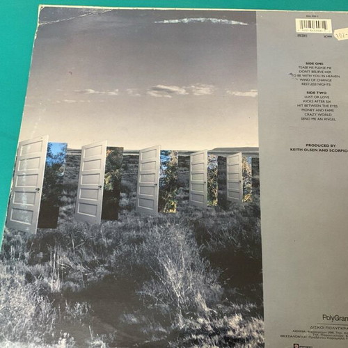 Scorpions LP used, metal genre, good condition